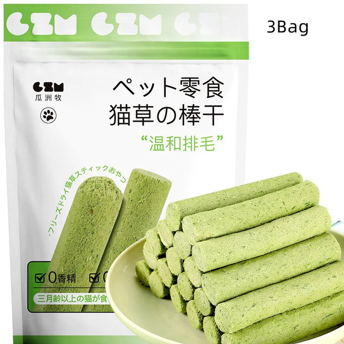 Freeze-Dried Cat Grass Sticks