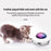 Pet UFO Electronic Smart Funny Cat Turntable Toy Intelligent Funny Cat Stick Game Rotating Turntable Cat Toy Automatic Cleaning