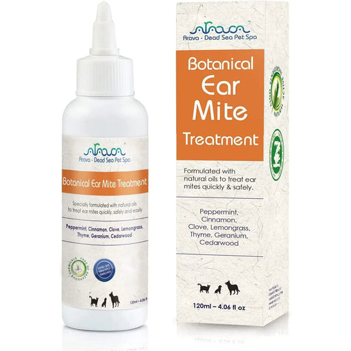 Natural Ear Mite Treatment for Dogs & Cats Pet Ear Mites Infection Cleaner