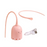 Interactive Cat Toy USB Cat Pet Silicone Automatically Rotates Mouse Tail.Kitten Teasing Stick Pink