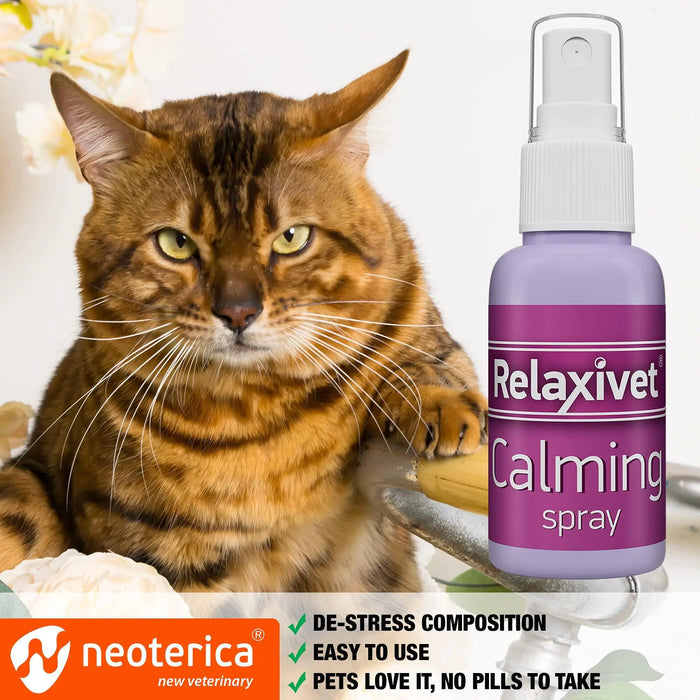 Calming Pheromone Spray Scratch Repellent for Cats Reduce Stress During Travel